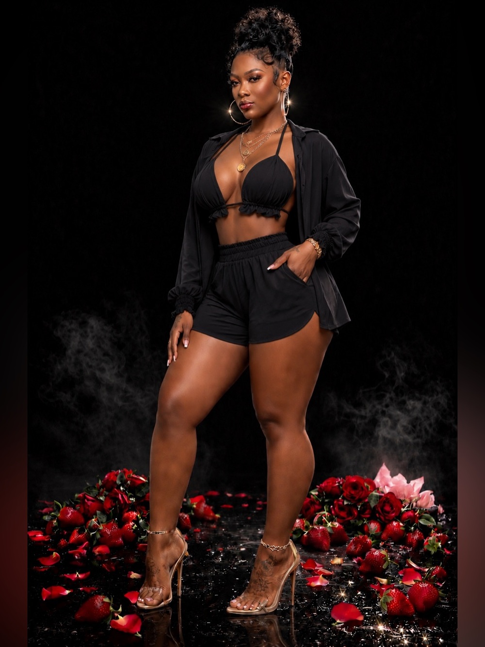 3 Piece Short Set